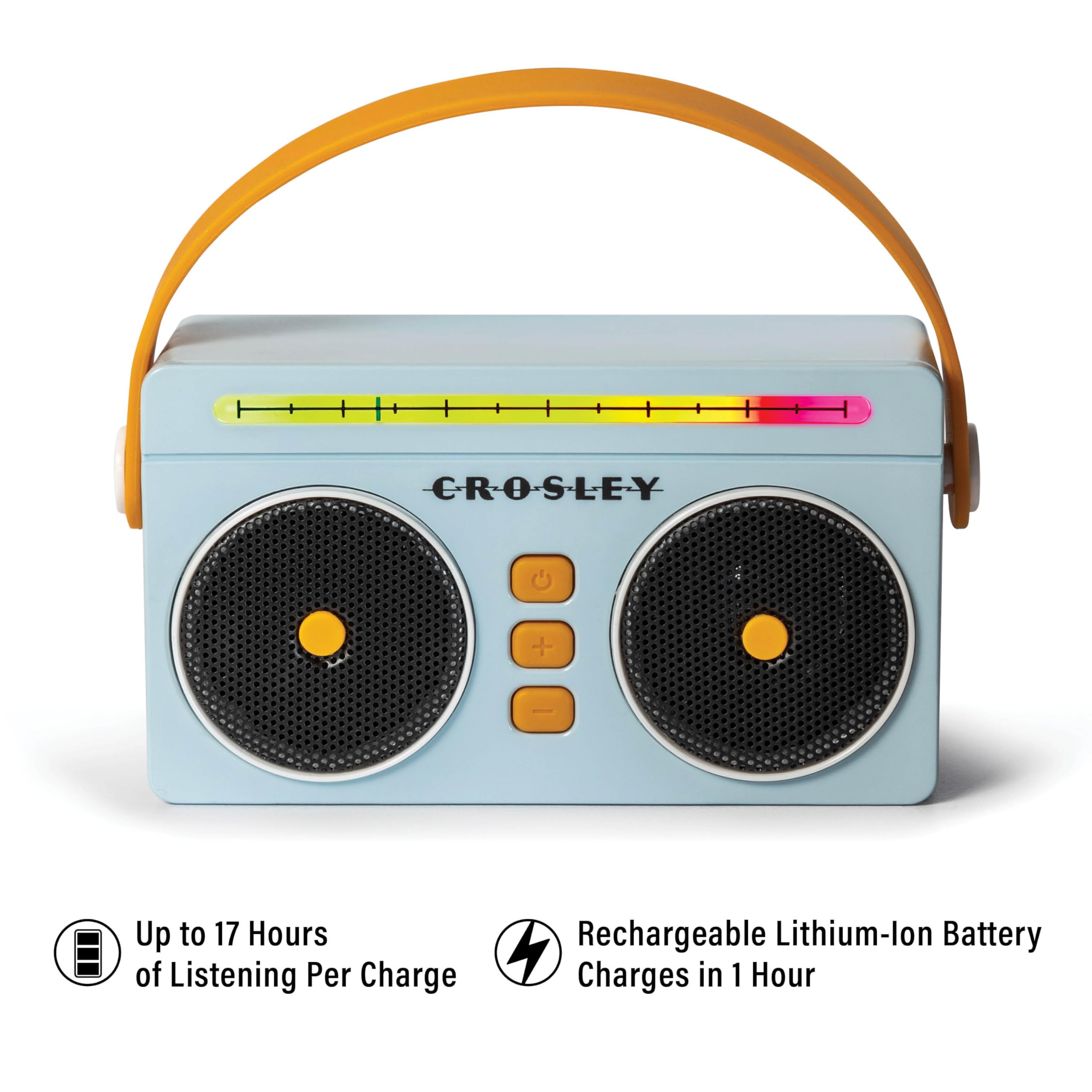 Amazon.com: Crosley CR3050A-SB Mini Boombox Retro Portable